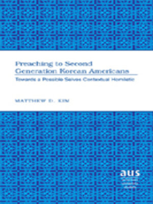 cover image of Preaching to Second Generation Korean Americans